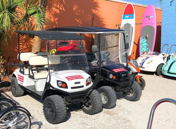Explire Suncoast - Where to Find Golf Cart and Scooter Rentals on Siesta Key