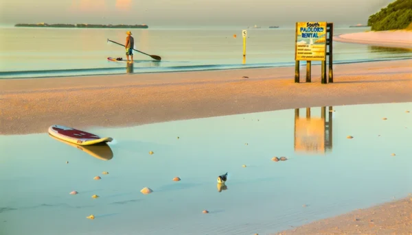 Explire Suncoast - Paddleboarding at Lido Key Beach for Beginners